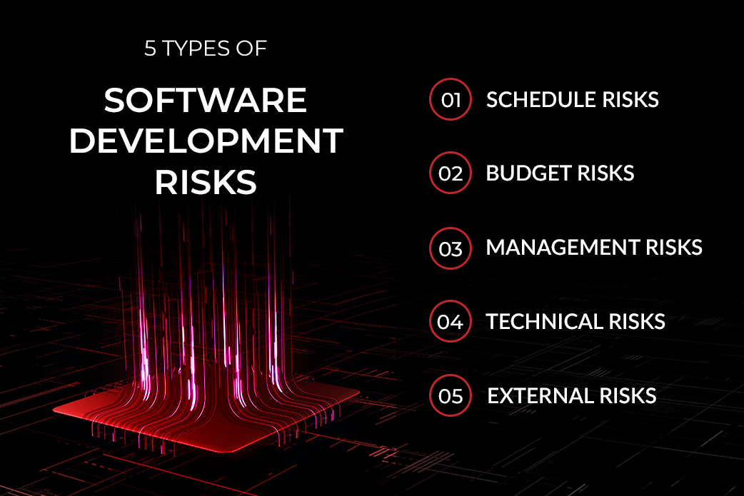 types of software development risks