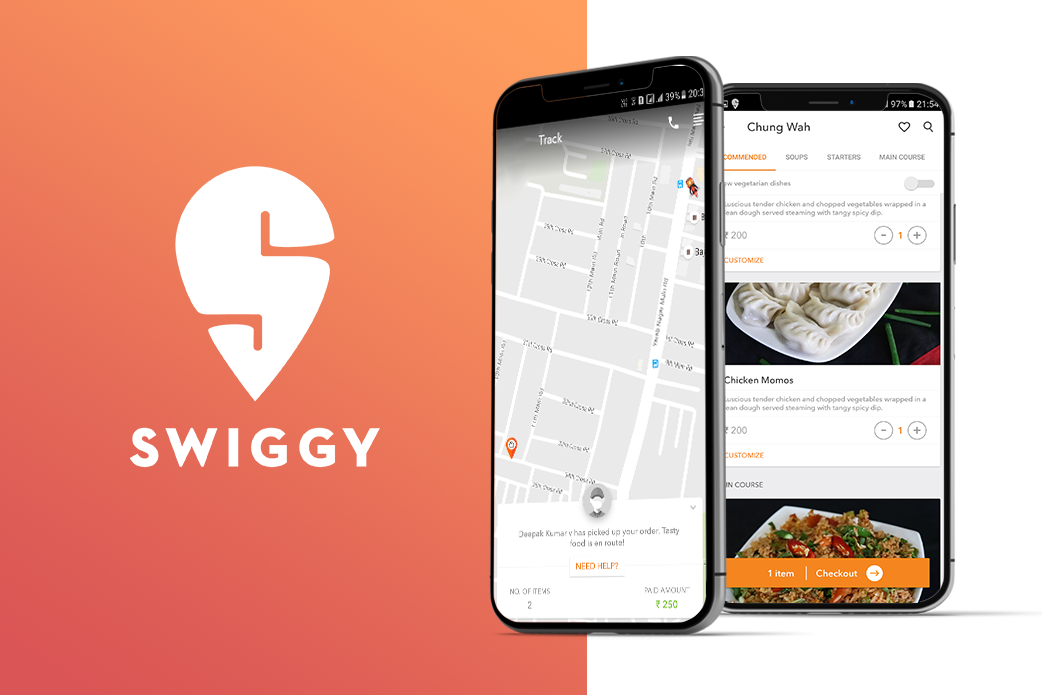 location-based service app - swiggy