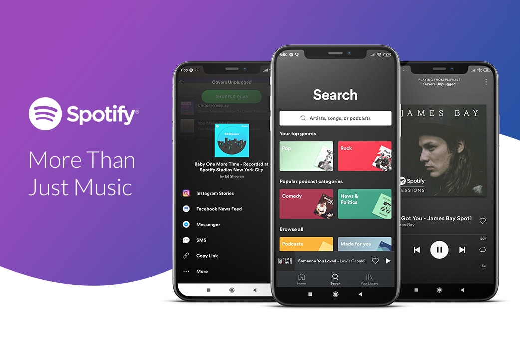 music streaming applications - Spotify