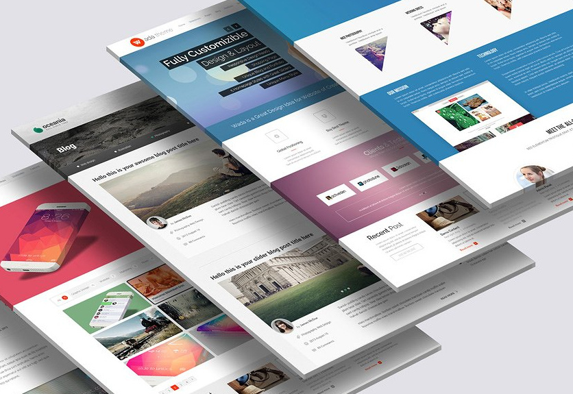 Wordpress themes deals from psd