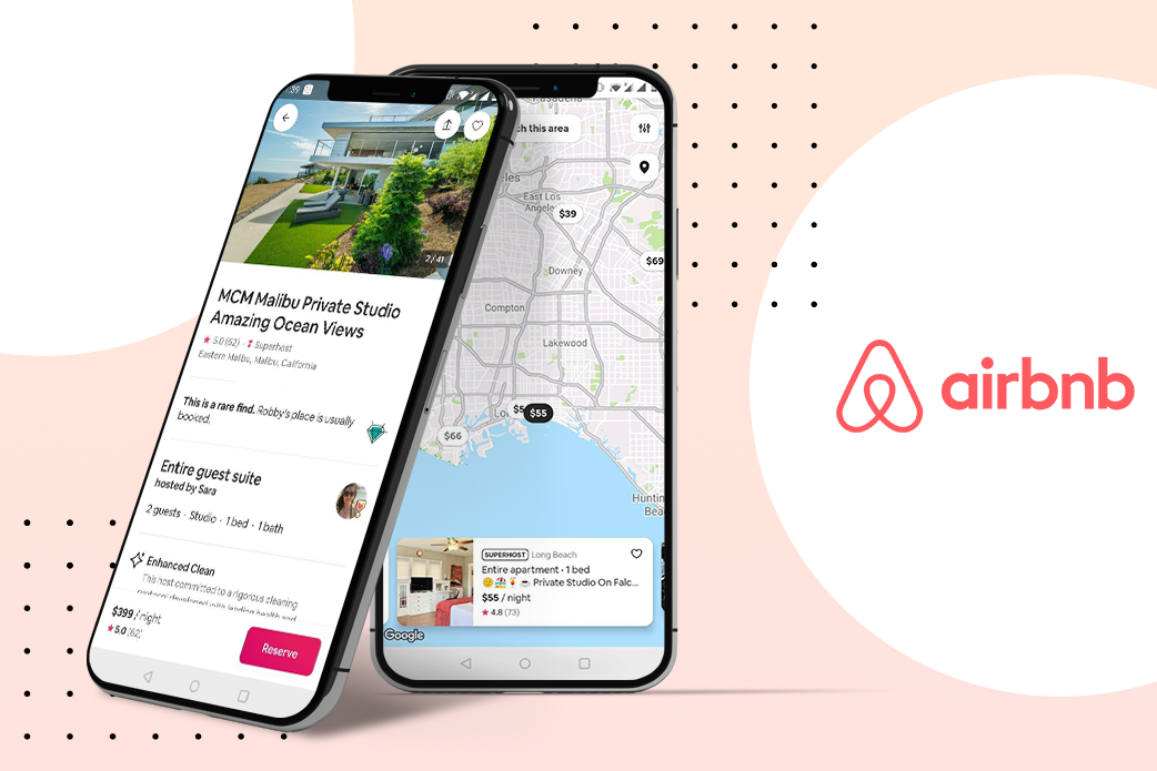  location-based apps ideas - airbnb