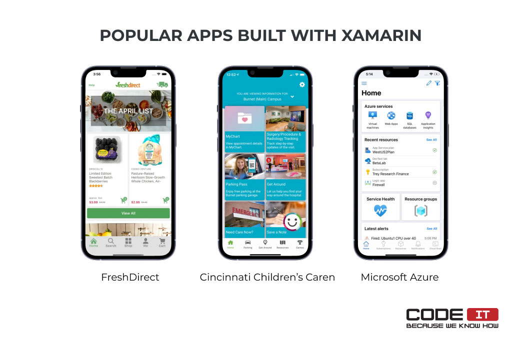 Xamarin apps