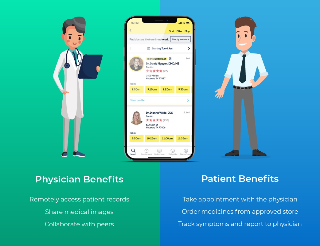 medical app for doctors benefits