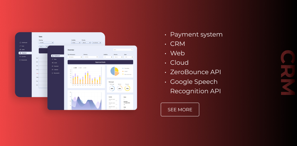 CRM system for payment processors