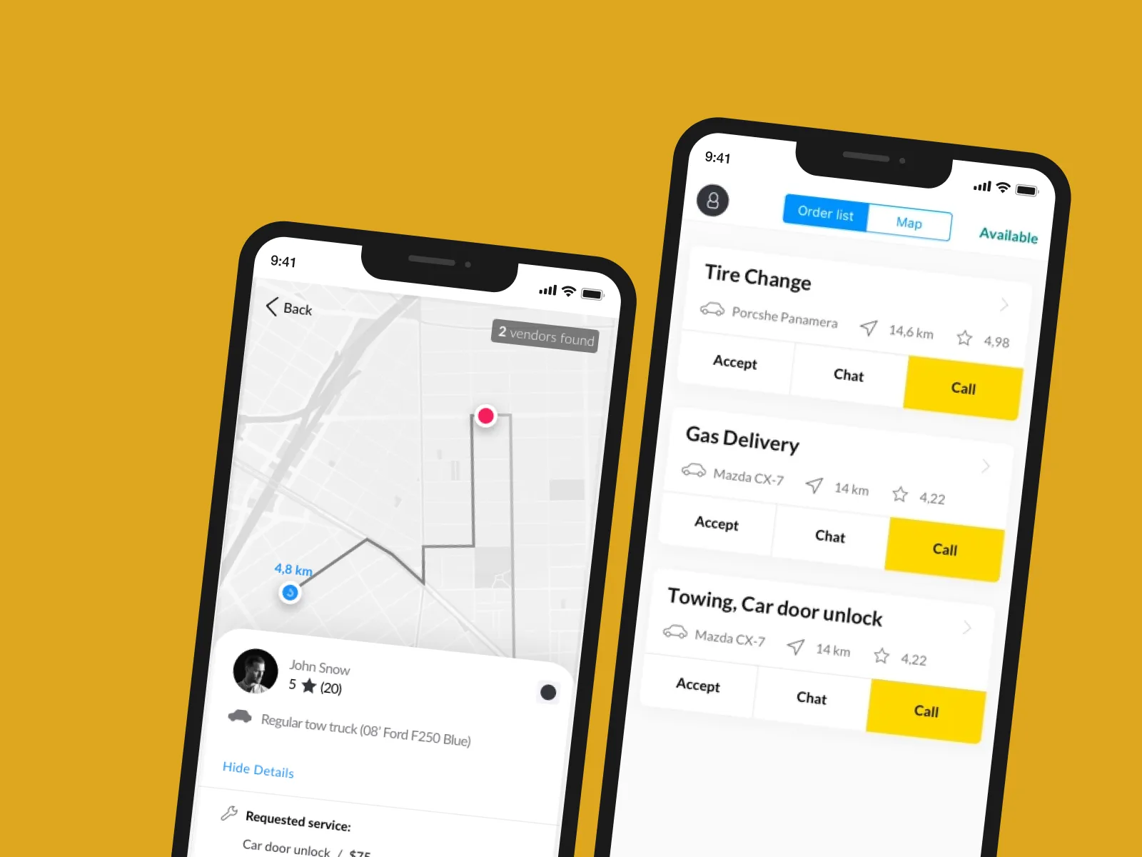 Tow Track Apps for Clients and Vendors