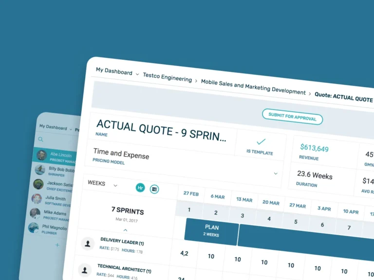 Resource Planning & CPQ System For Professional Services
