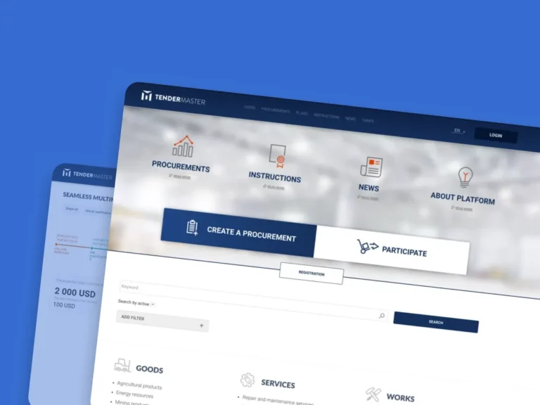 Tendermaster: Electronic platform for Ukrainian government