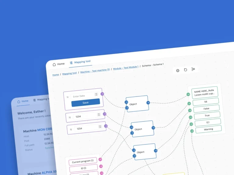 Digital Data Mapping for Automated Line