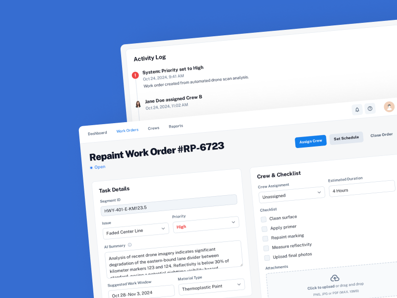 Predictive Maintenance for Pavement Markings