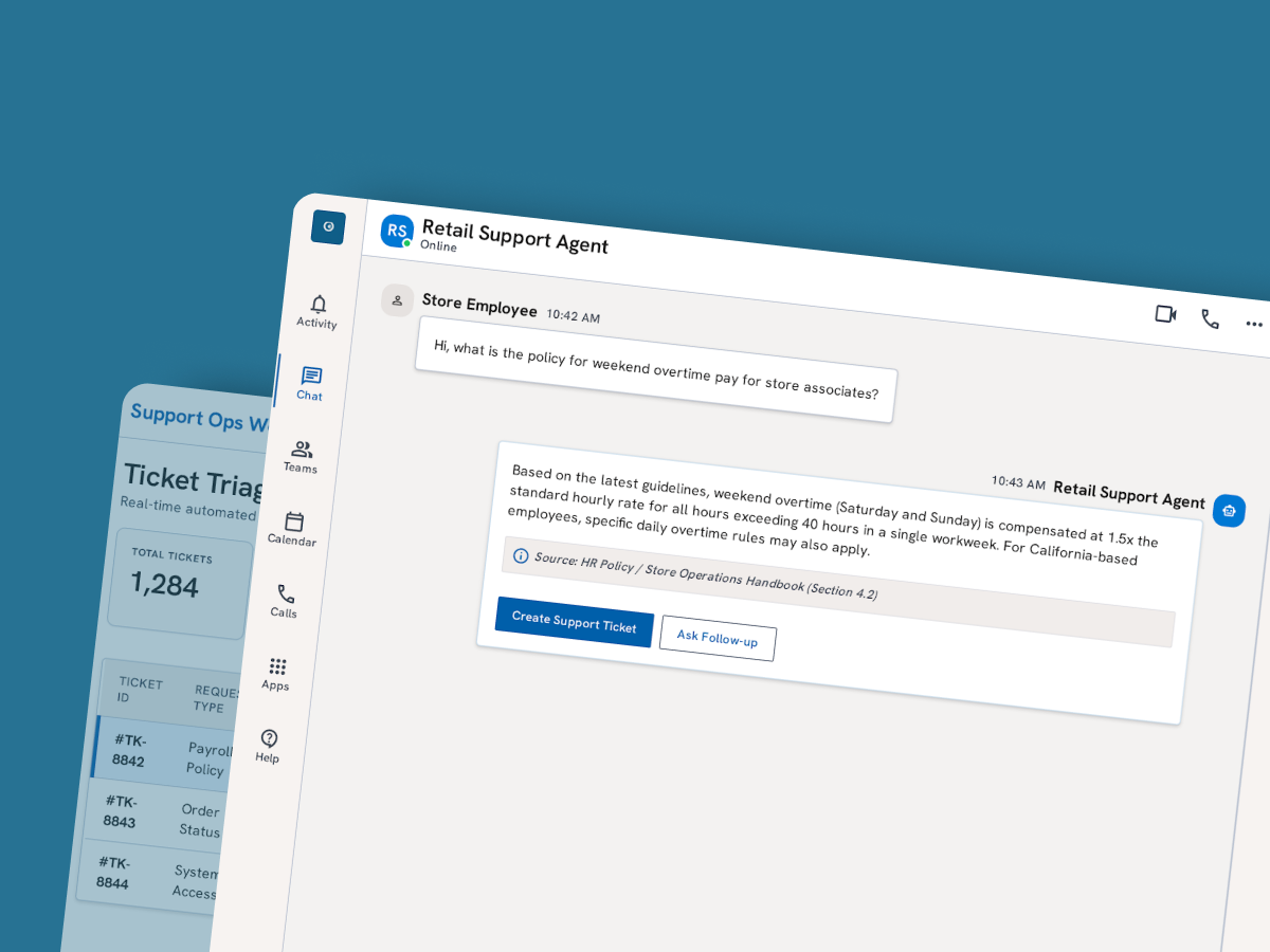 enterprise-retail-support-interface